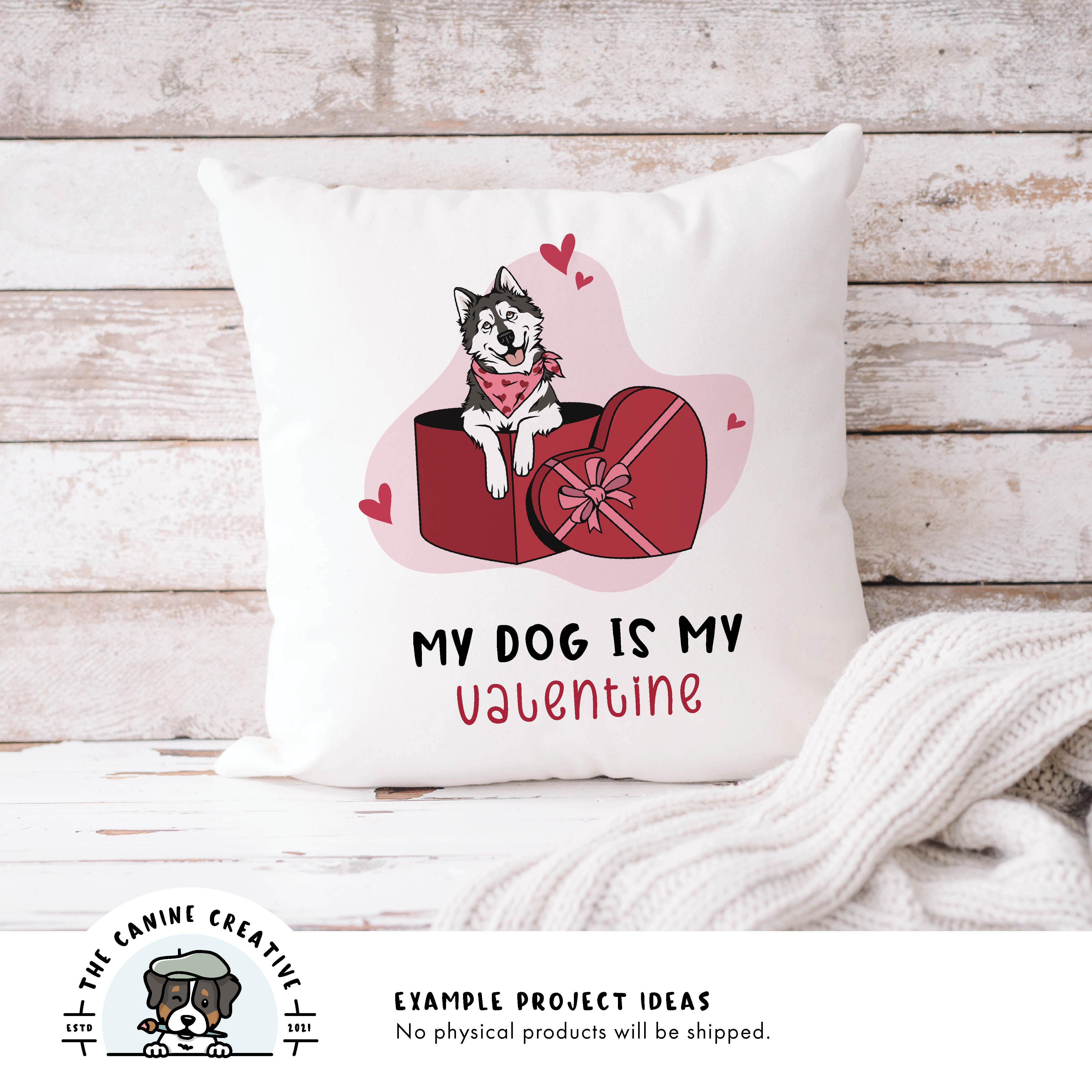 Example project idea showing design on a pillow.