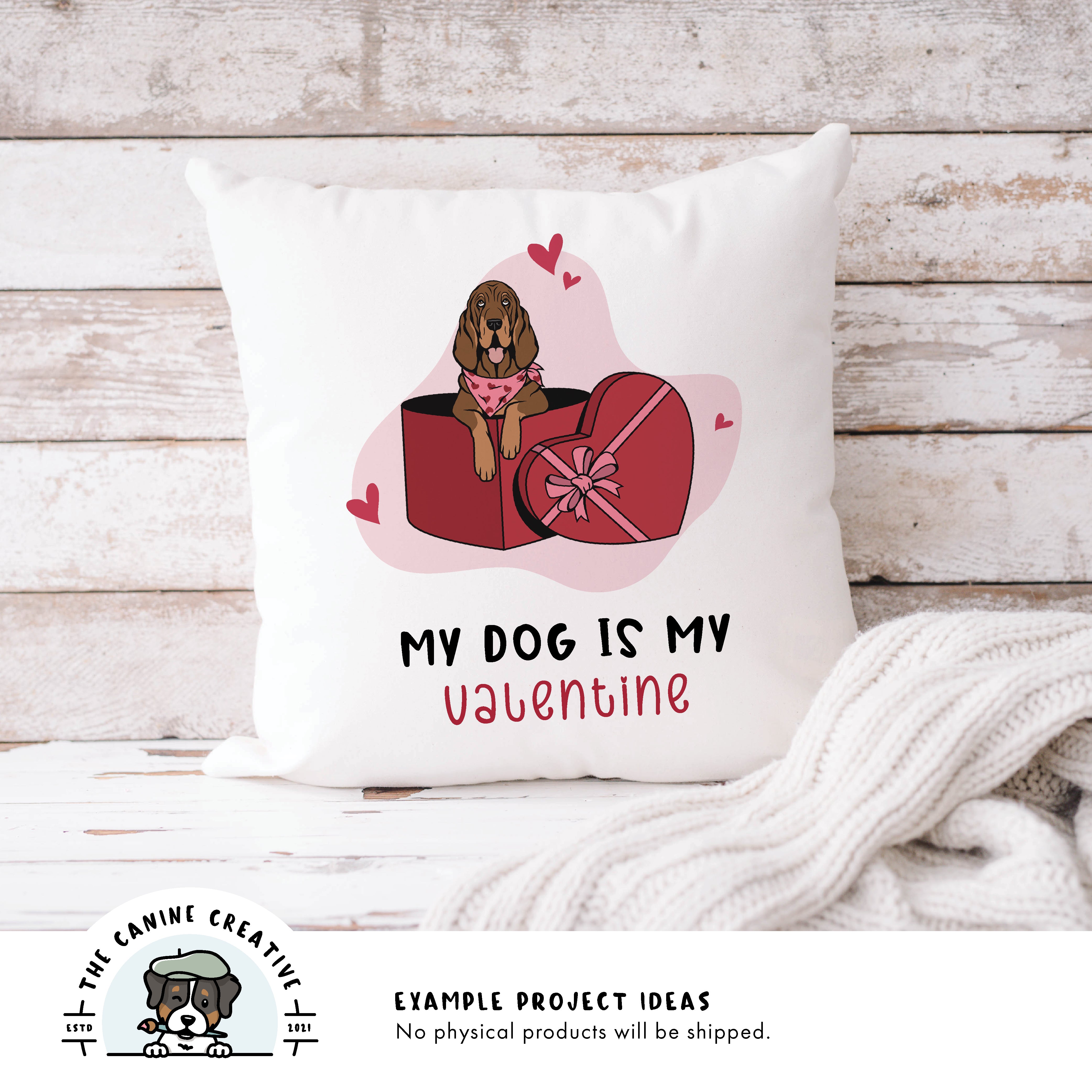 Example project idea showing design on a pillow.