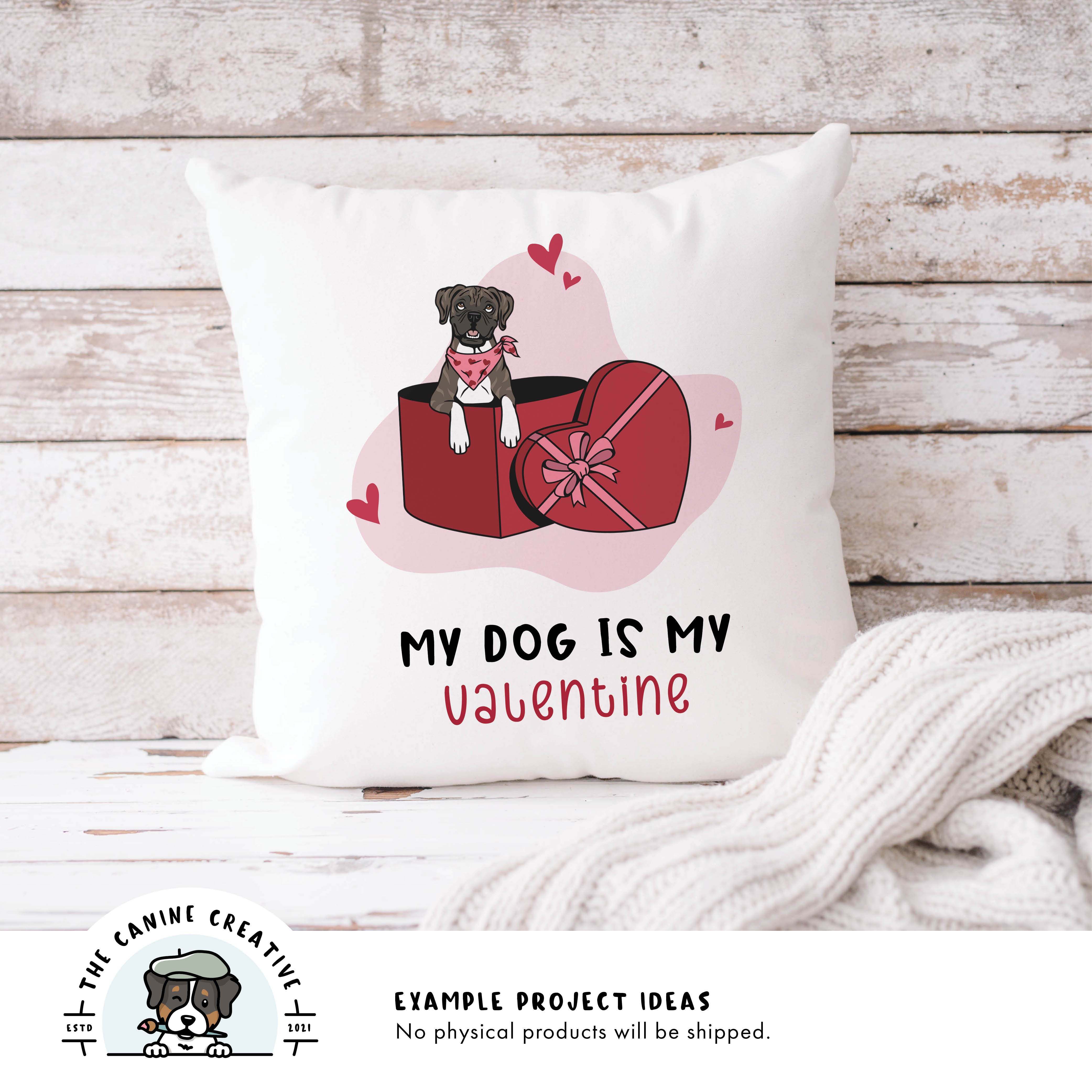 Example project idea showing design on a pillow.