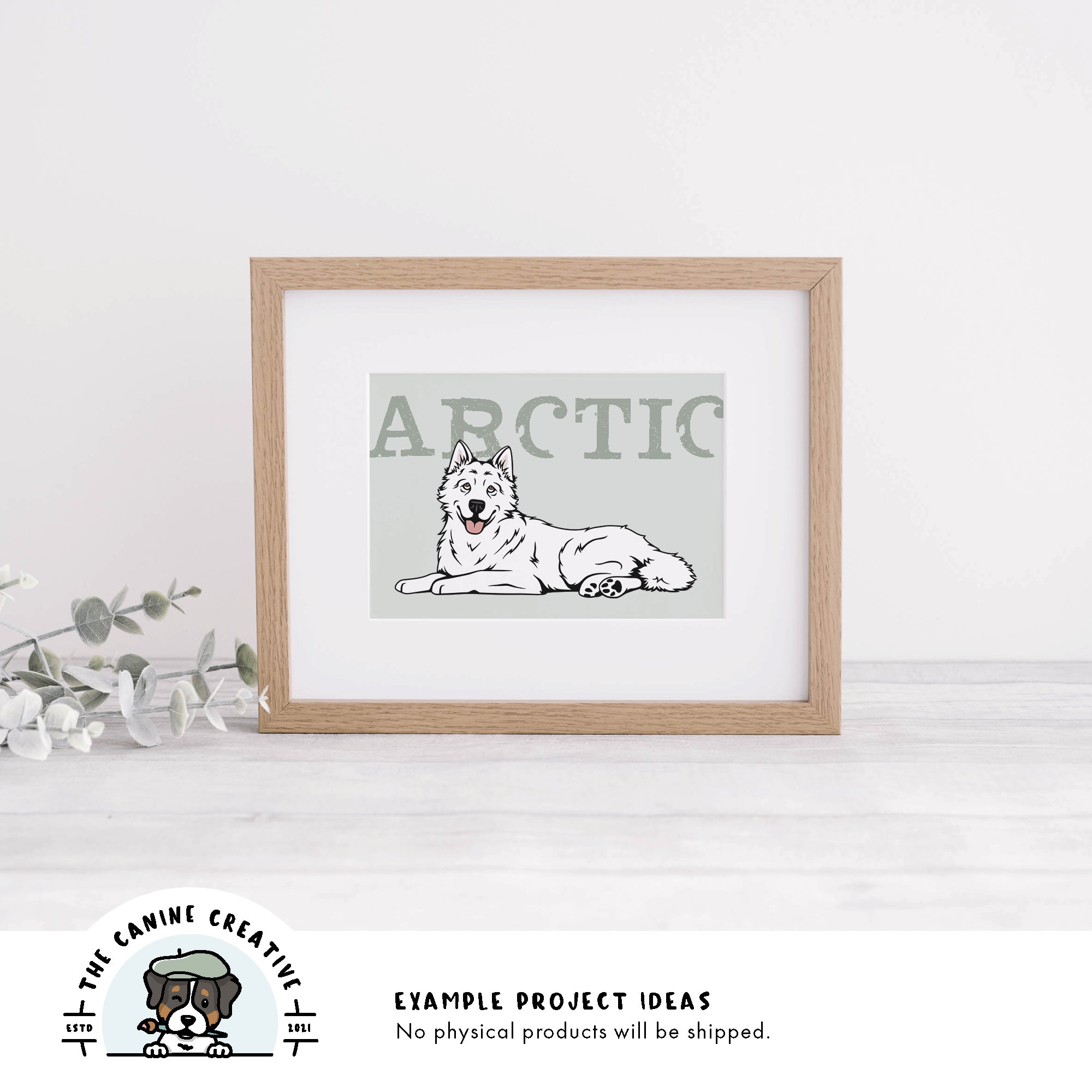 Example project idea showing design as framed art.