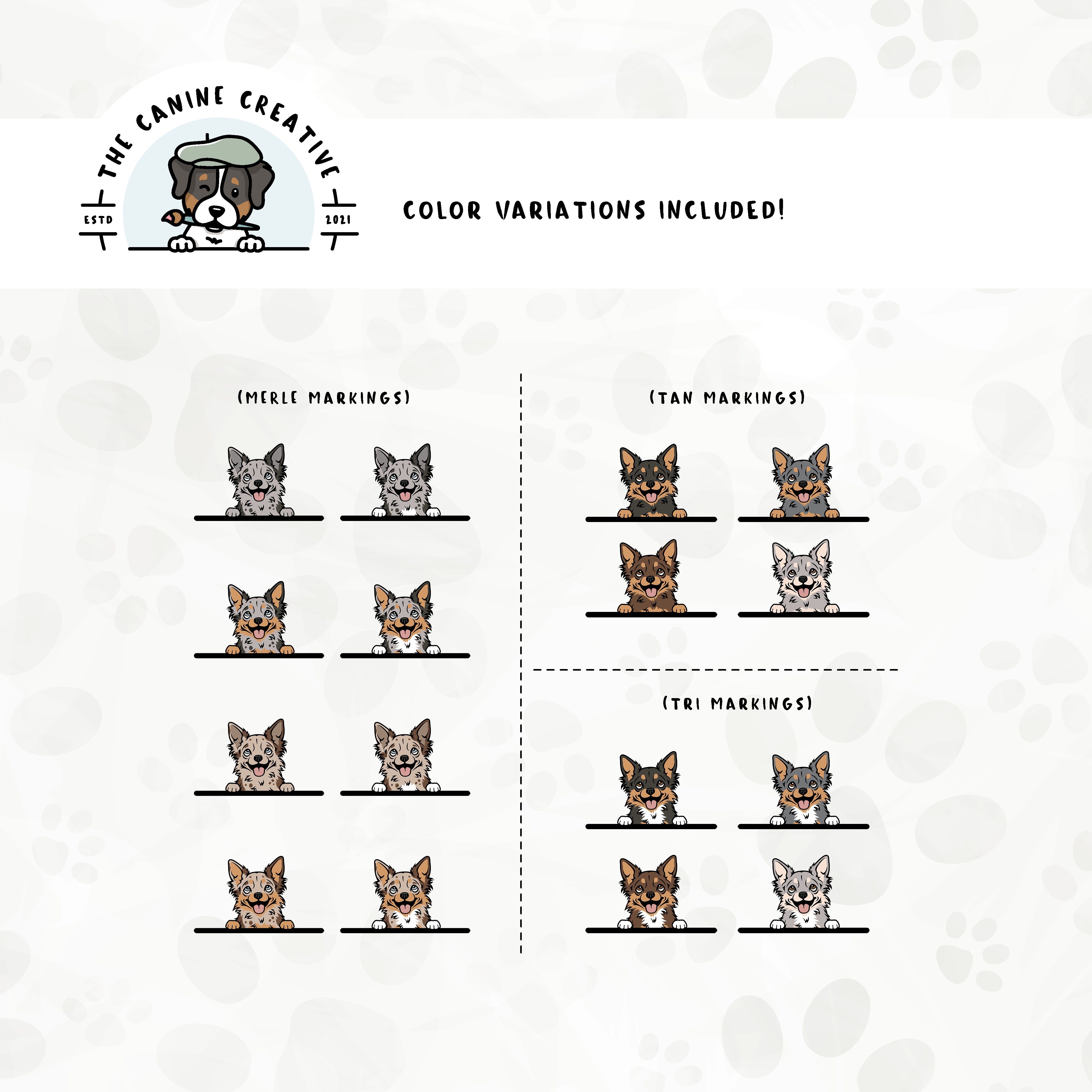 Part 2 of this design set features Chihuahuas with spotted, sable, tan, and tri-color markings.