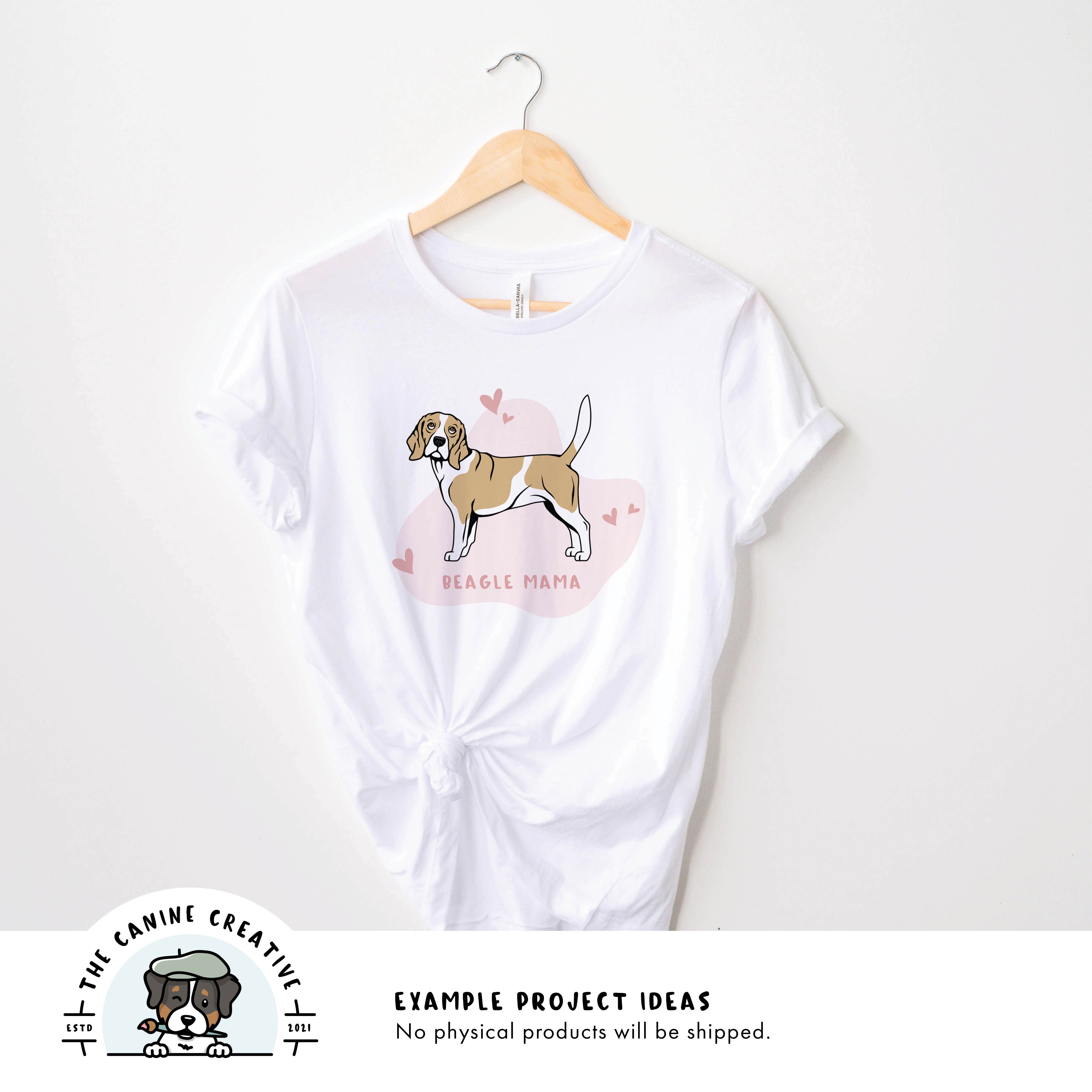 Example project idea showing design on a shirt.