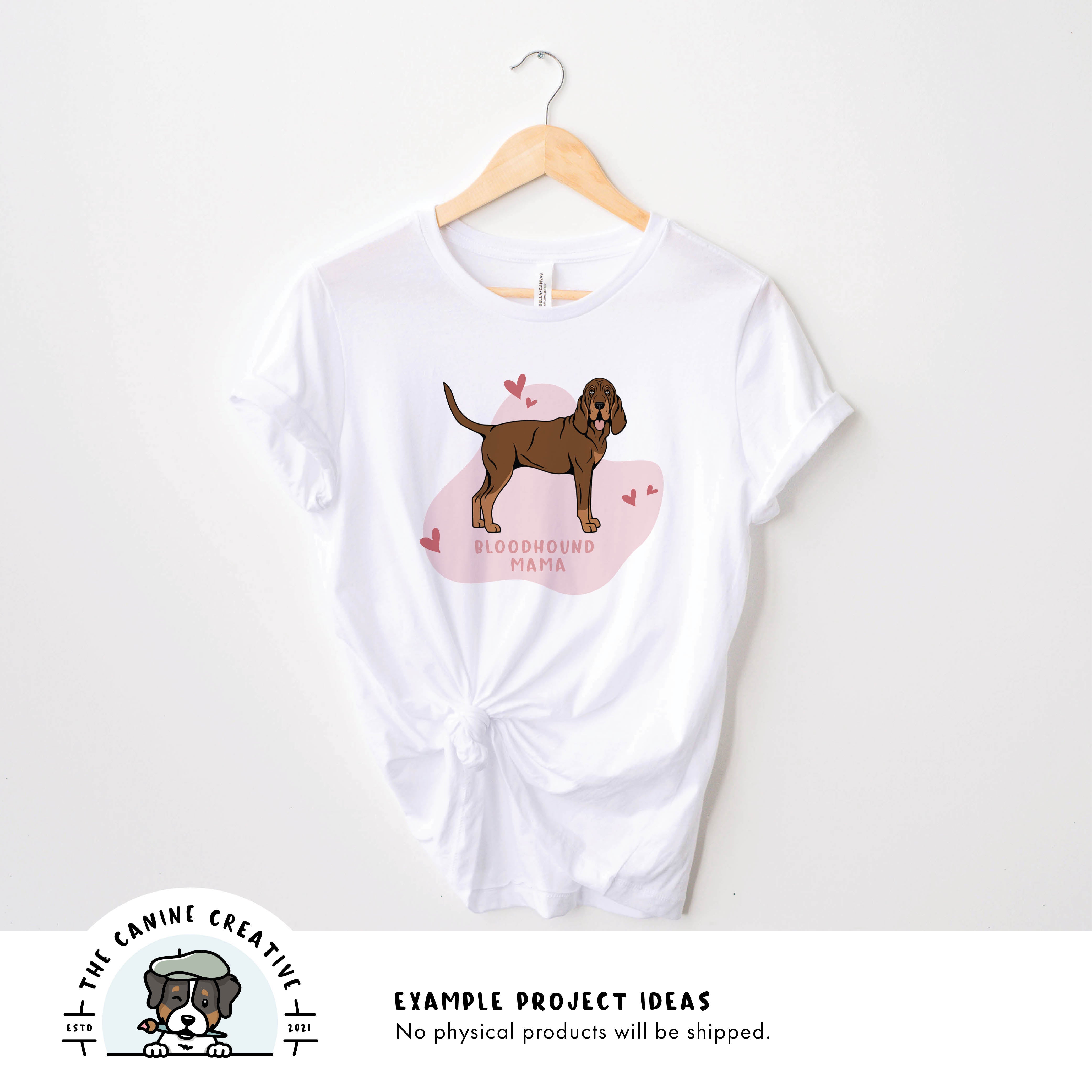 Example project idea showing design on a shirt.