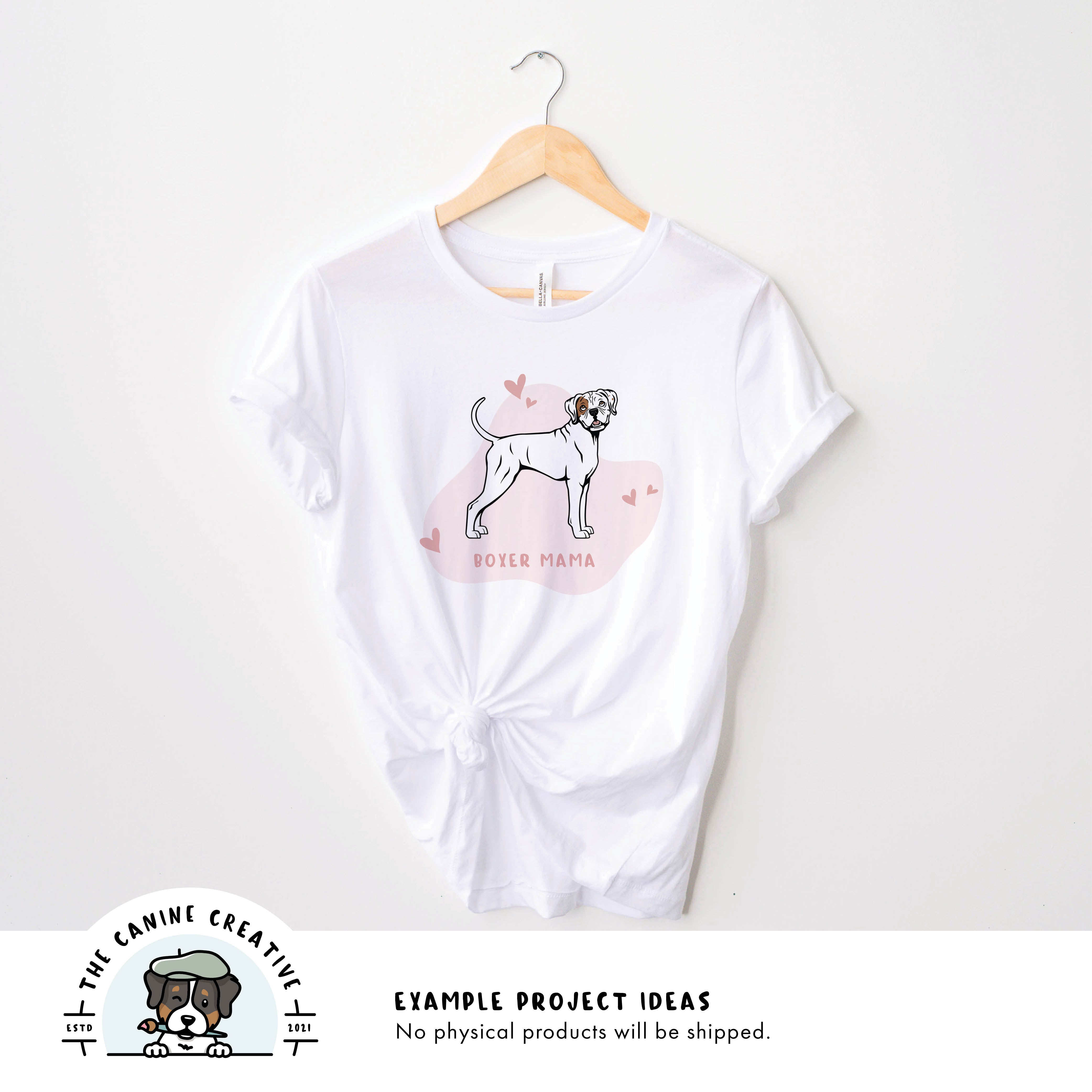 Example project idea showing design on a shirt.